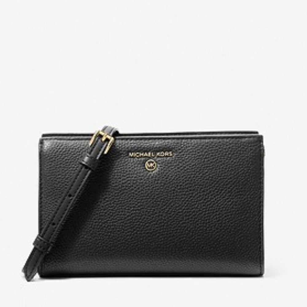 NWT  Michael Kors Valerie medium pebbled leather crossbody bag